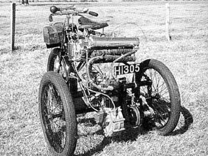 An Old Electric Tricycle